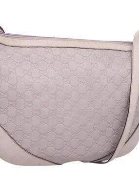 GUCCI GG Canvas Guccissima Bag Leather Outlet Purple Gold 272380 Auth BA2809